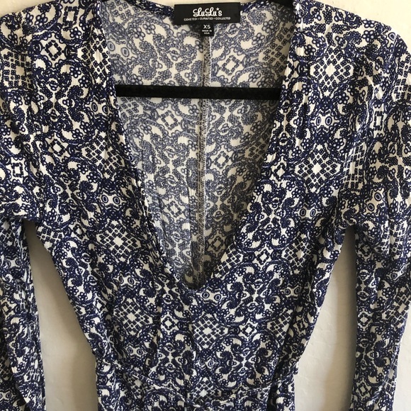 Mandala Daydream Blue Print Maxi Dress - Picture 4 of 6